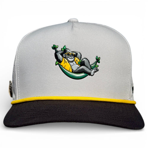 Banana Hammock Golf Hat | Snapback Cap | Built-in Magnetic Ball Marker Holder + Marker Included | Adjustable | One Size - STAND OUT FLEXSARAH