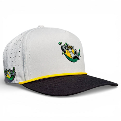 Banana Hammock Golf Hat | Snapback Cap | Built-in Magnetic Ball Marker Holder + Marker Included | Adjustable | One Size - STAND OUT FLEXSARAH
