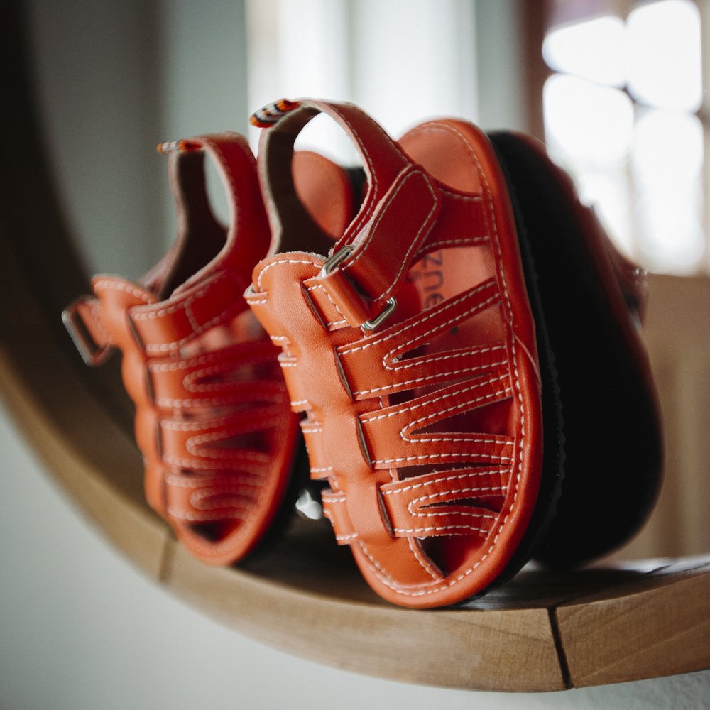 Barefoot Sandals | Vegan Leather Zero-Drop Sport Shoes| Vintage Inspired - STAND OUT FLEXSARAH