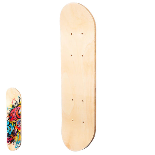 Blank Wood Skateboard Deck DIY Unpainted Board for Teens Adults Custom Design Strong and Sturdy Riding Experience for Families - STAND OUT FLEXSARAH