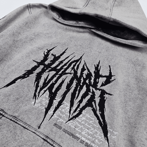 Bleached Fang Pullover Hoodie - STAND OUT FLEXSARAH