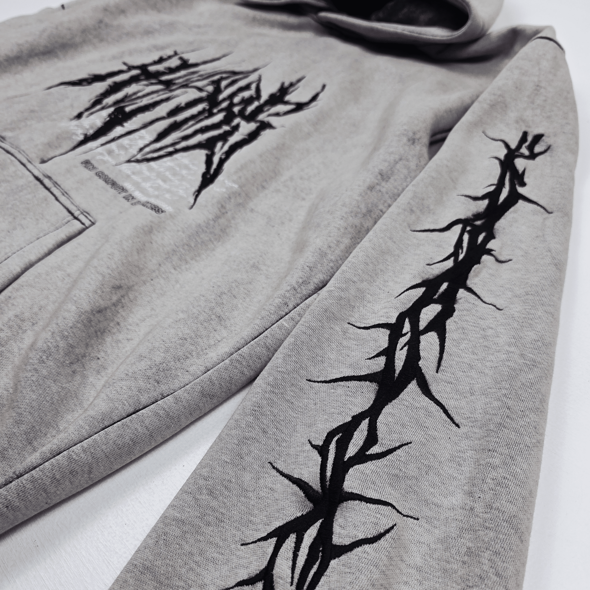 Bleached Fang Pullover Hoodie - STAND OUT FLEXSARAH
