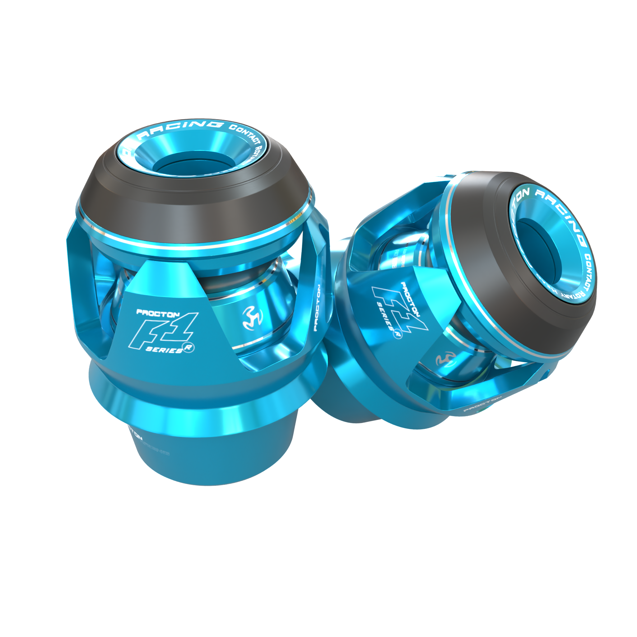 Honda - CB 600 F Hornet (2008-2014) - Procton Racing Rotational Impact System – Frame Sliders F1
