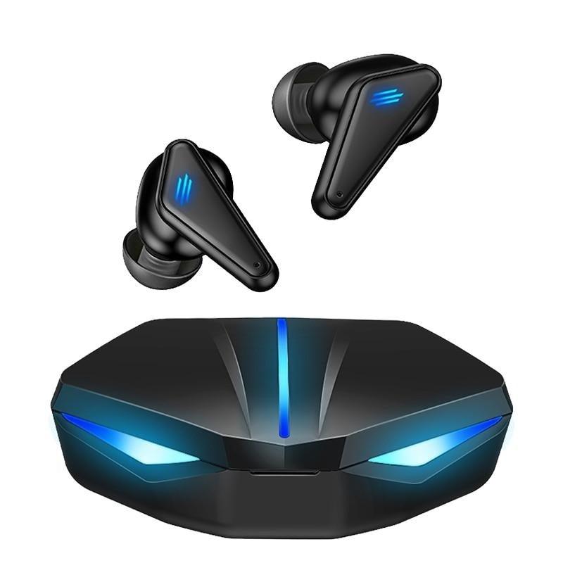 Bluetooth 5.0 Gaming Headset Workout Music Earphones Earbuds With Mic Bass Audio Quality Sound Wireless Headphones Sports Headphones Wearable Sweatproof Easy Pairing Headset For Sport Black - STAND OUT FLEXSARAH