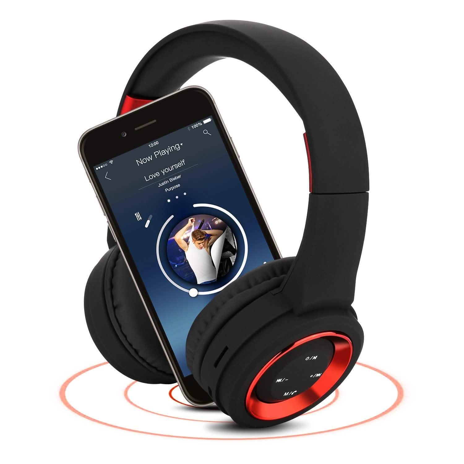 Bluetooth Headset Wireless Hi-Fi Stereo Foldable Headphones - STAND OUT FLEXSARAH