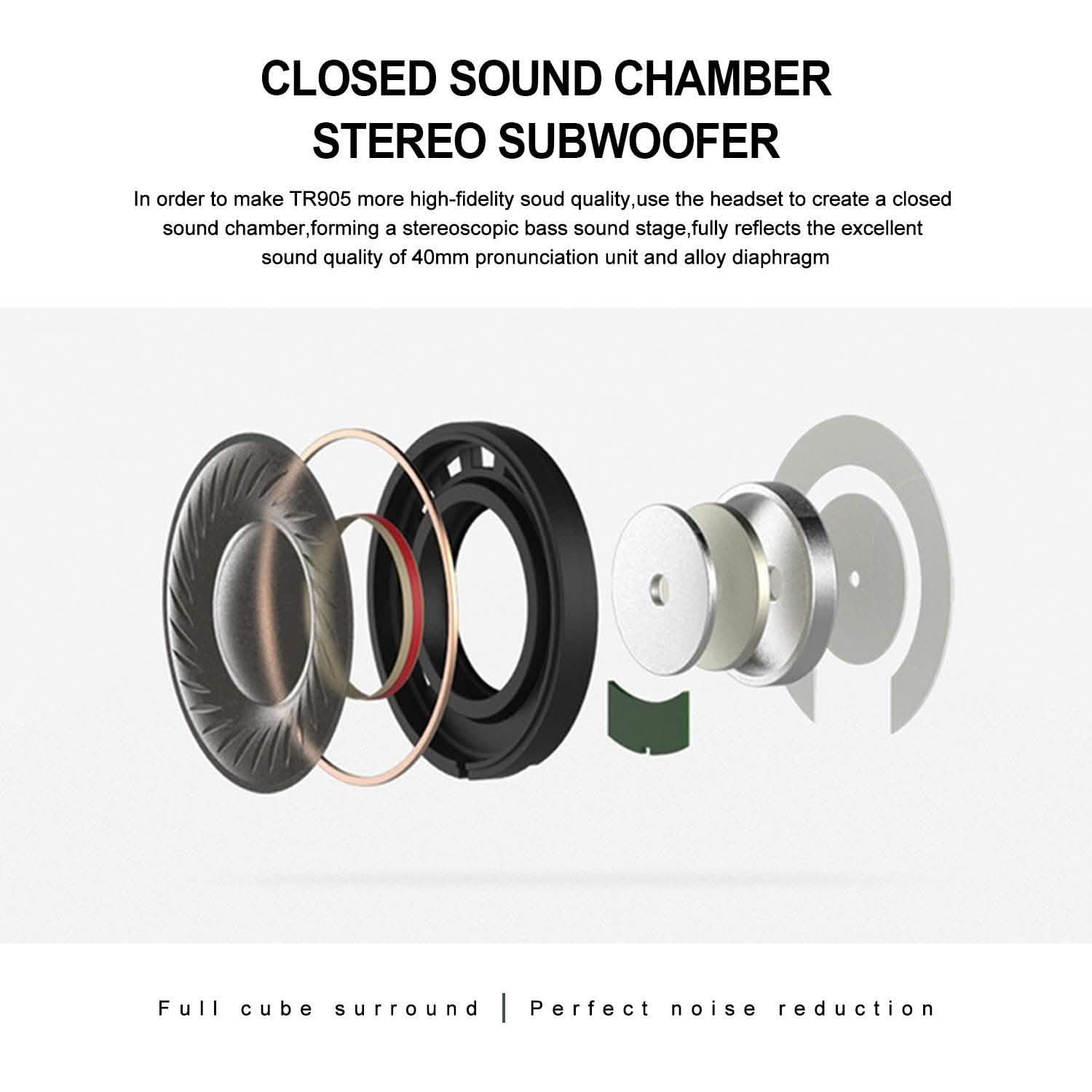 Bluetooth Headset Wireless Hi-Fi Stereo Foldable Headphones - STAND OUT FLEXSARAH