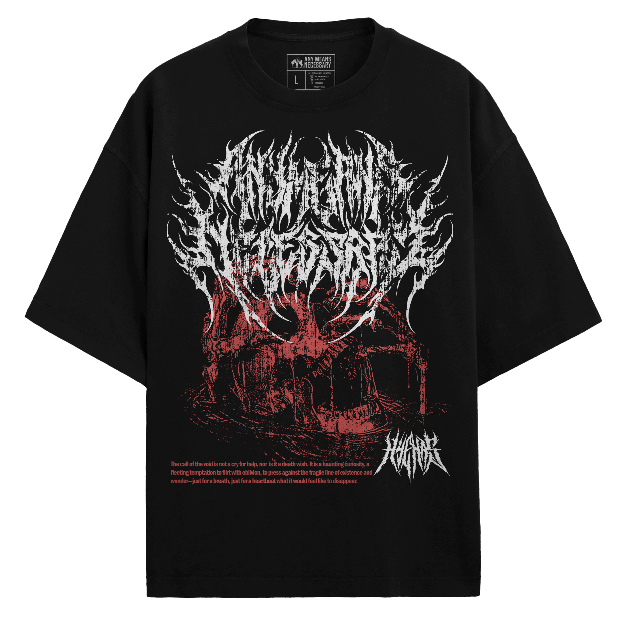 Call of the Void T-Shirt Black - STAND OUT FLEXSARAH
