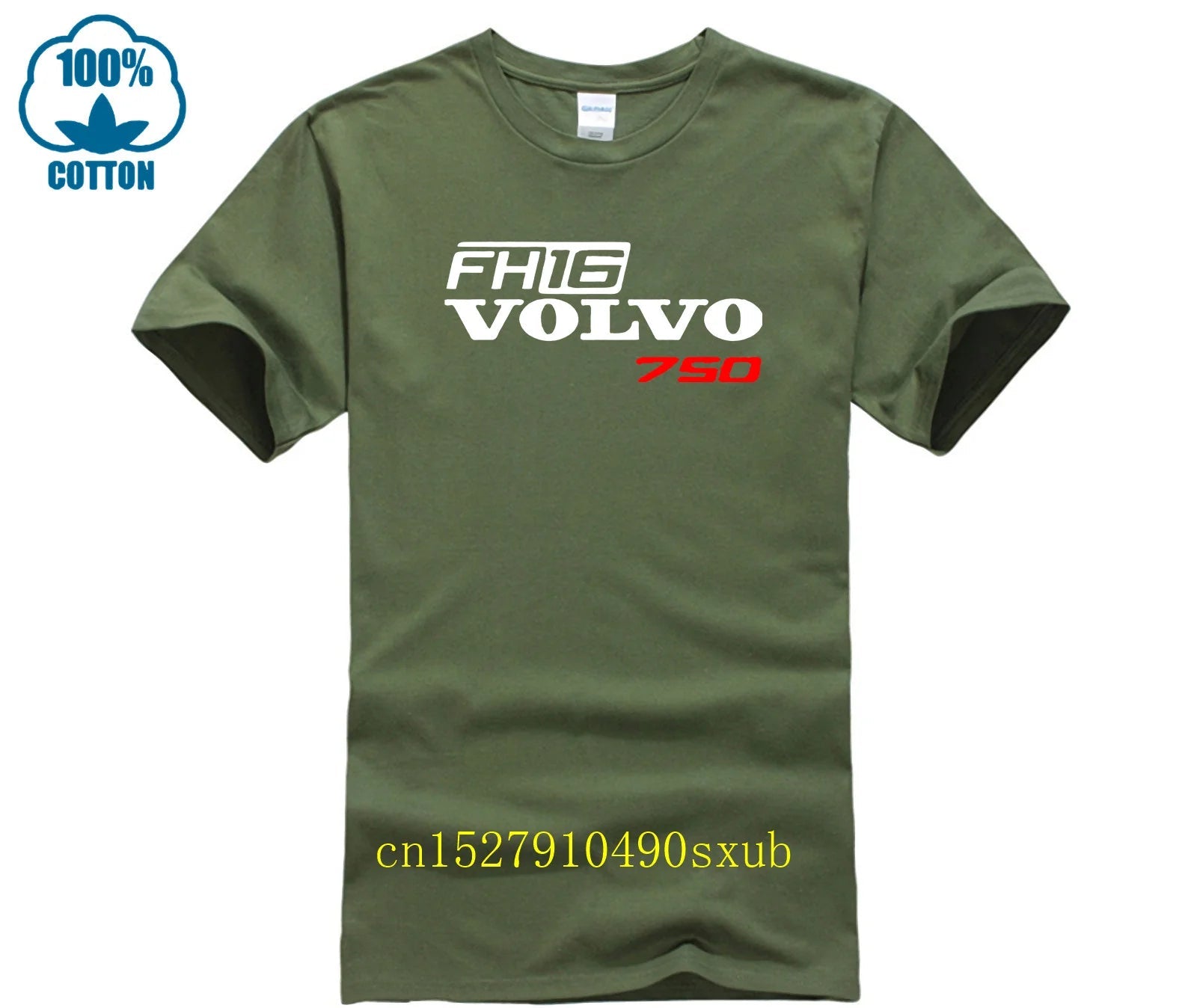 Cotton fashion 2025 trend T-shirt Vol vo F h 16 Trucker Man Truck T Shirts Men's Tall T-Shirt - STAND OUT FLEXSARAH