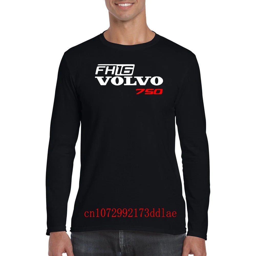 Cotton fashion 2025 trend T-shirt Vol vo F h 16 Trucker Man Truck T Shirts Men's Tall T-Shirt - STAND OUT FLEXSARAH