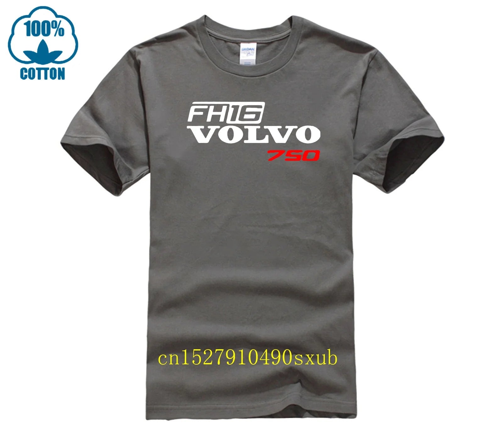 Cotton fashion 2025 trend T-shirt Vol vo F h 16 Trucker Man Truck T Shirts Men's Tall T-Shirt - STAND OUT FLEXSARAH