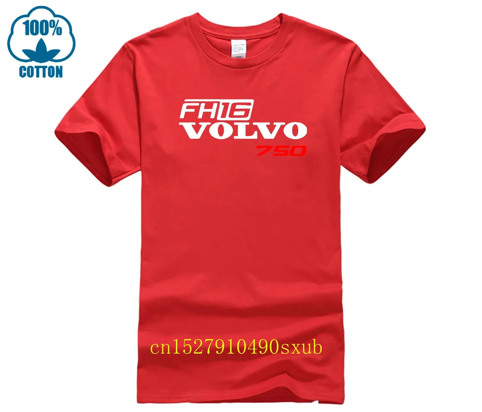 Cotton fashion 2025 trend T-shirt Vol vo F h 16 Trucker Man Truck T Shirts Men's Tall T-Shirt - STAND OUT FLEXSARAH