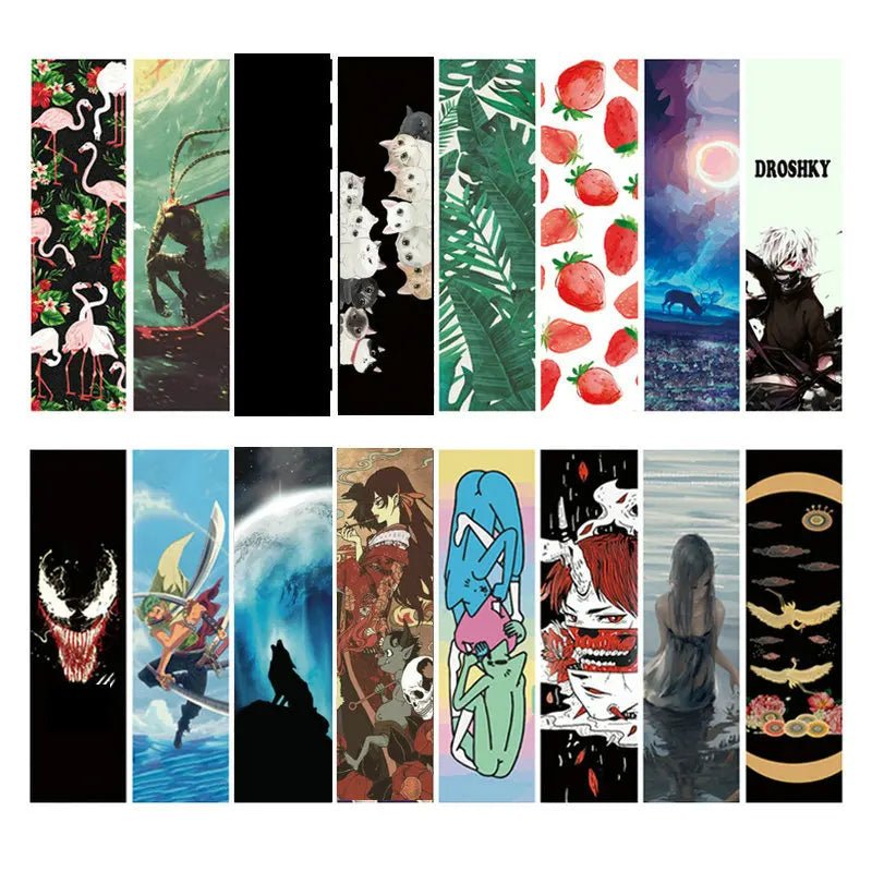 Customized DIY Skateboard Double Rocker Sandpaper Longboard Dance Board Professional Electric Car Waterproof Air Hole Skateboar - STAND OUT FLEXSARAH