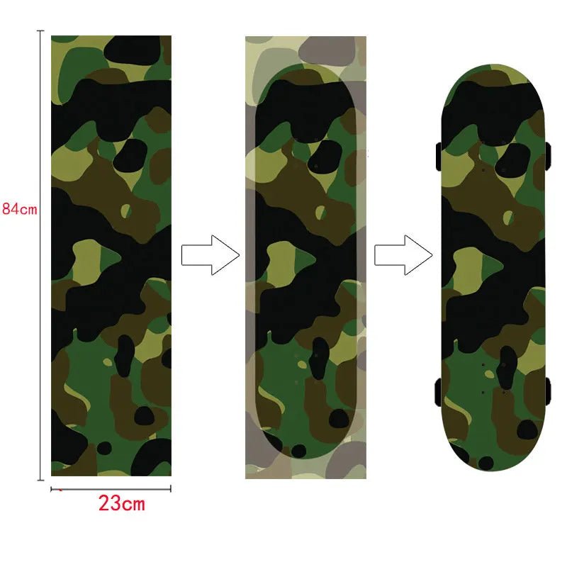 Customized DIY Skateboard Double Rocker Sandpaper Longboard Dance Board Professional Electric Car Waterproof Air Hole Skateboar - STAND OUT FLEXSARAH