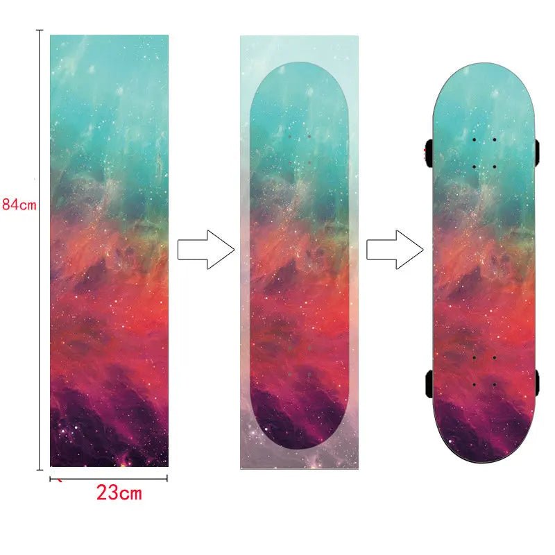 Customized DIY Skateboard Double Rocker Sandpaper Longboard Dance Board Professional Electric Car Waterproof Air Hole Skateboar - STAND OUT FLEXSARAH
