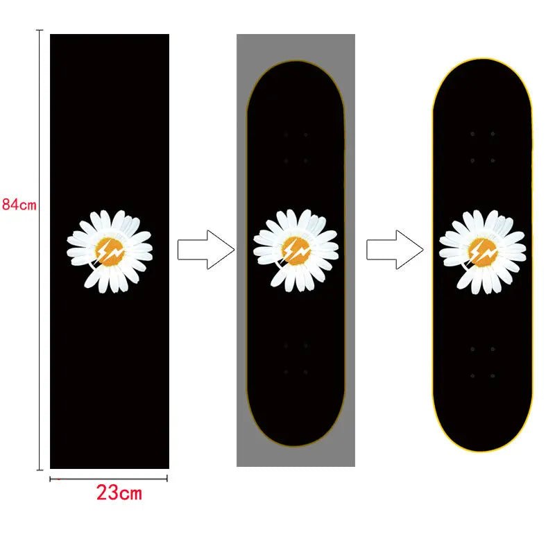 Customized DIY Skateboard Double Rocker Sandpaper Longboard Dance Board Professional Electric Car Waterproof Air Hole Skateboar - STAND OUT FLEXSARAH