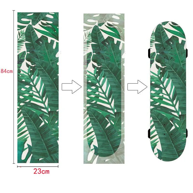 Customized DIY Skateboard Double Rocker Sandpaper Longboard Dance Board Professional Electric Car Waterproof Air Hole Skateboar - STAND OUT FLEXSARAH