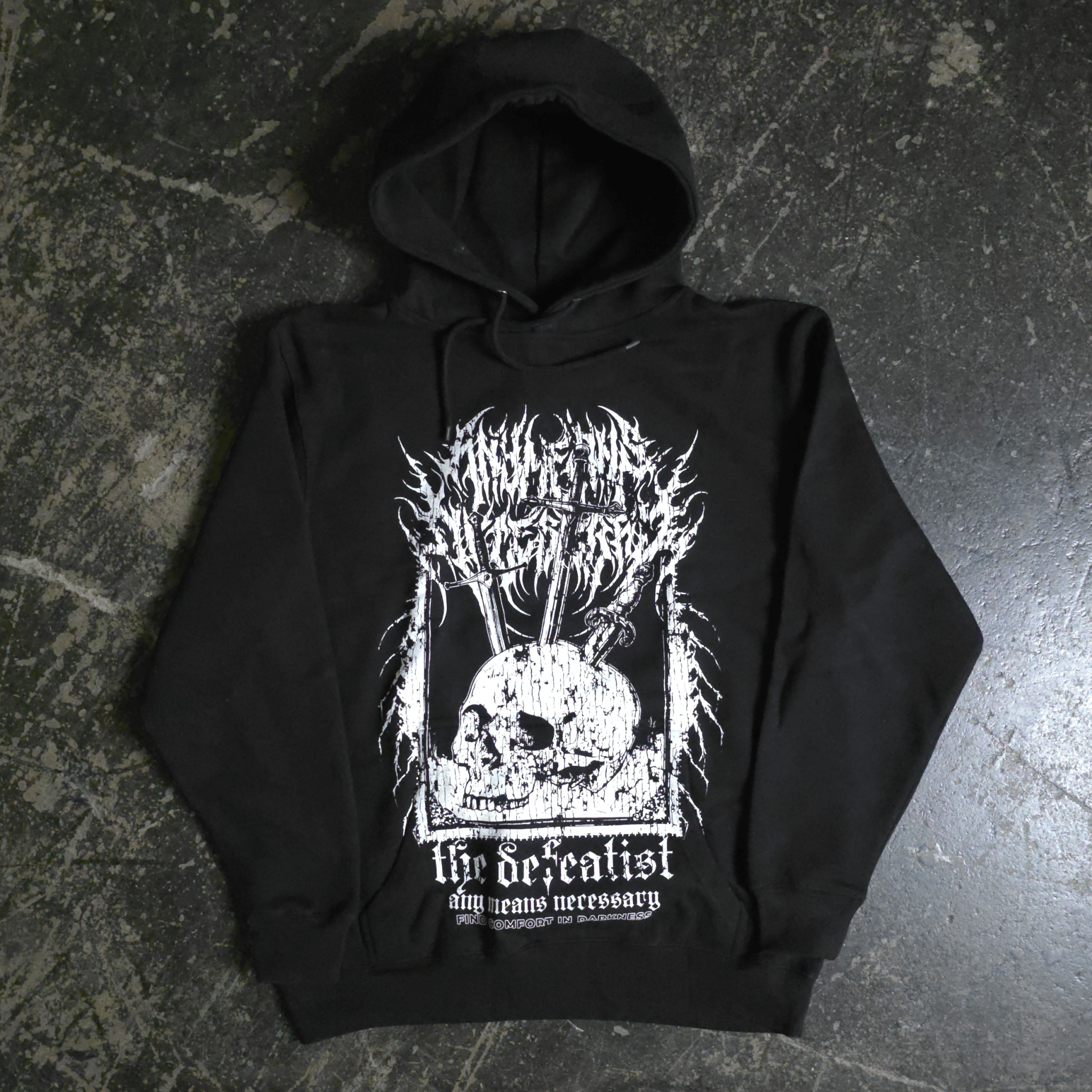 Defeatist Pullover Hoodie - STAND OUT FLEXSARAH