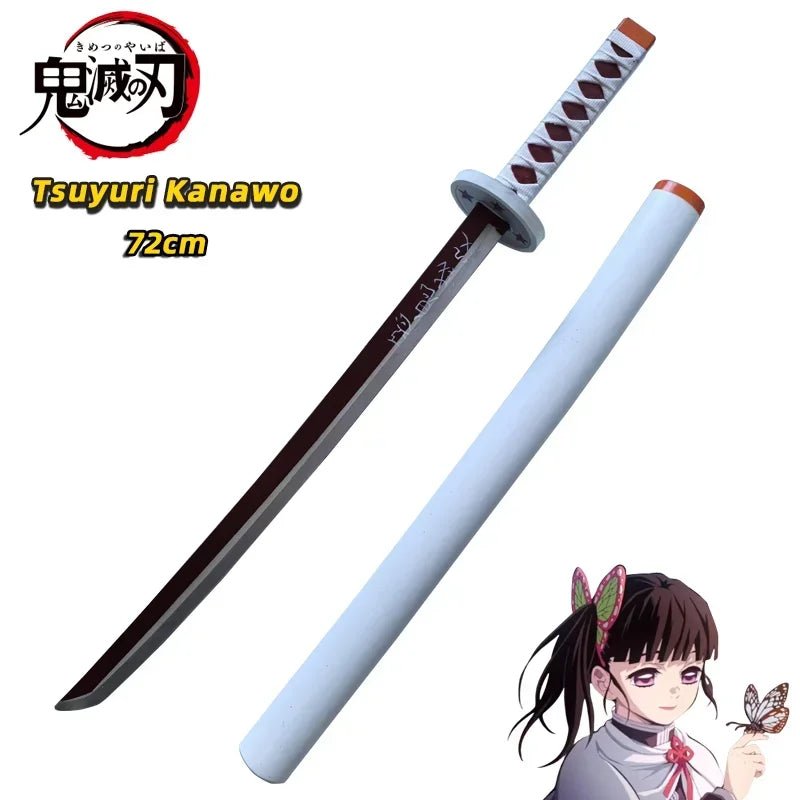 Demon Slayer Katana Original Assembled Anime Sword Cosplay Props Orange Tomioka Giyuu Kamado Tanjirou Swords 72cm - STAND OUT FLEXSARAH