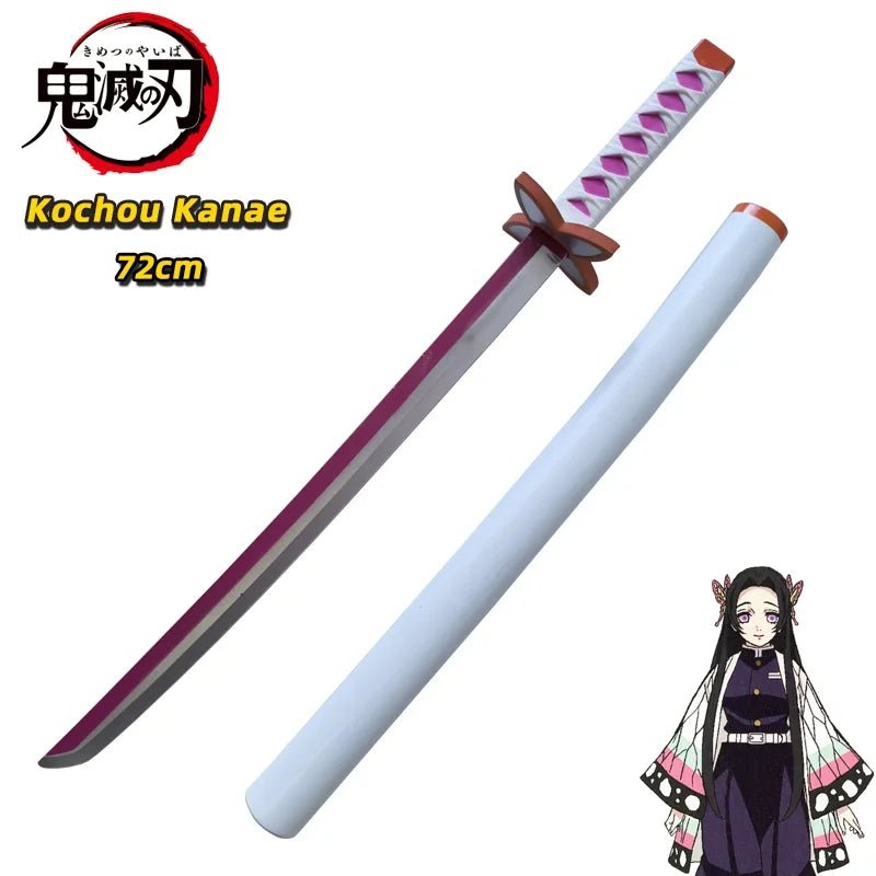 Demon Slayer Katana Original Assembled Anime Sword Cosplay Props Orange Tomioka Giyuu Kamado Tanjirou Swords 72cm - STAND OUT FLEXSARAH