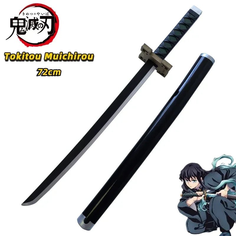 Demon Slayer Katana Original Assembled Anime Sword Cosplay Props Orange Tomioka Giyuu Kamado Tanjirou Swords 72cm - STAND OUT FLEXSARAH