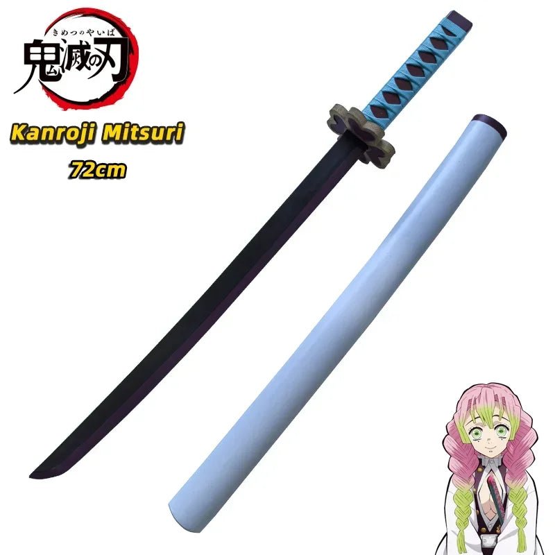 Demon Slayer Katana Original Assembled Anime Sword Cosplay Props Orange Tomioka Giyuu Kamado Tanjirou Swords 72cm - STAND OUT FLEXSARAH