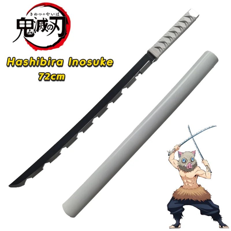 Demon Slayer Katana Original Assembled Anime Sword Cosplay Props Orange Tomioka Giyuu Kamado Tanjirou Swords 72cm - STAND OUT FLEXSARAH