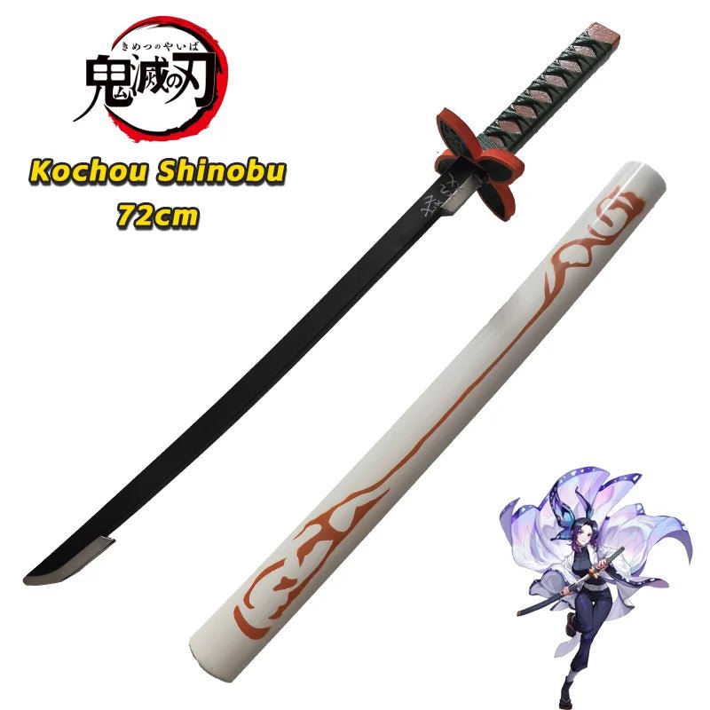 Demon Slayer Katana Original Assembled Anime Sword Cosplay Props Orange Tomioka Giyuu Kamado Tanjirou Swords 72cm - STAND OUT FLEXSARAH