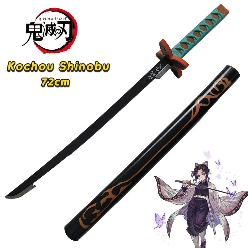 Demon Slayer Katana Original Assembled Anime Sword Cosplay Props Orange Tomioka Giyuu Kamado Tanjirou Swords 72cm - STAND OUT FLEXSARAH