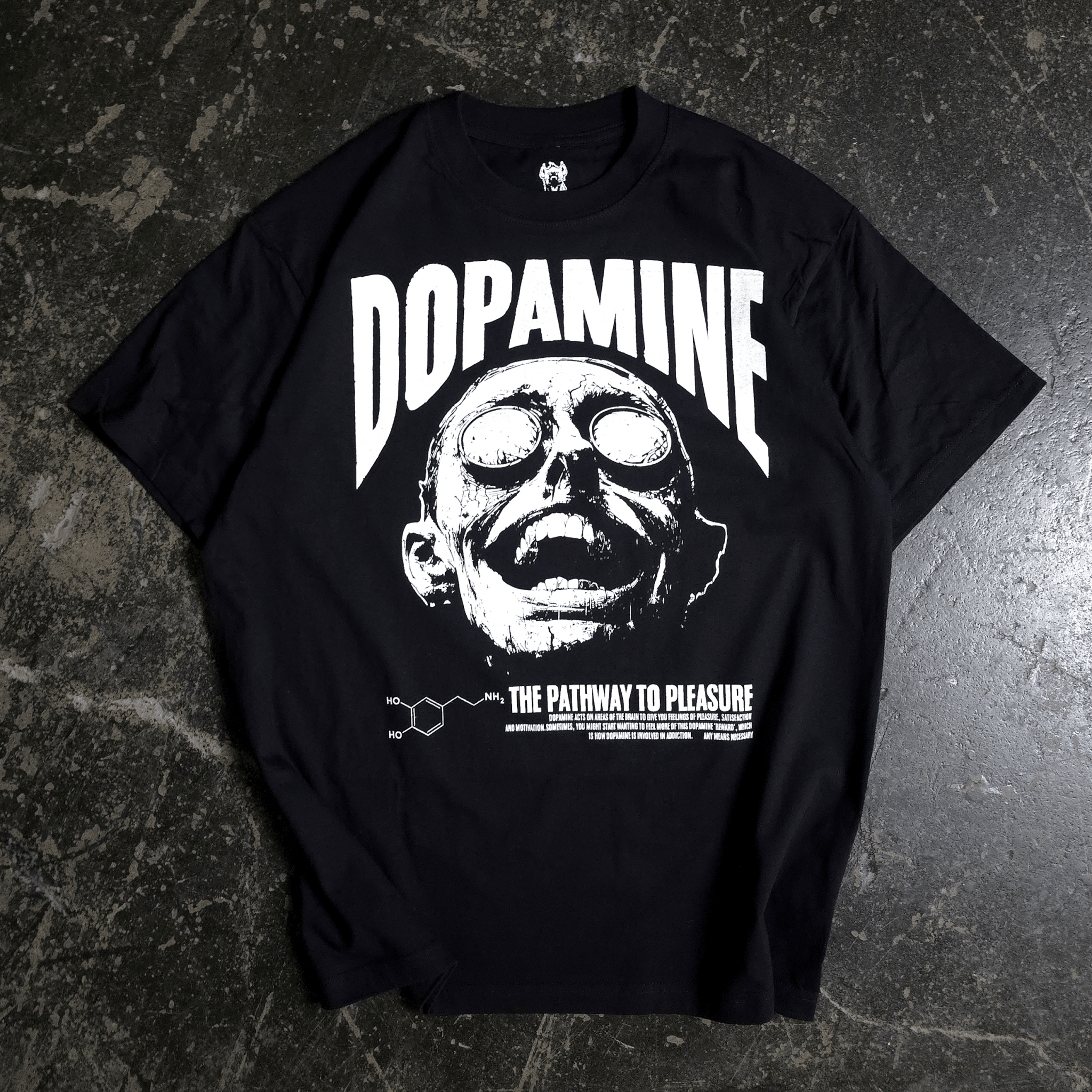 Dopamine T-Shirt Black - STAND OUT FLEXSARAH