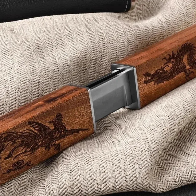 Dragon and Phoenix double knife, kitchen knife, sharp, high hardness, portable chef knife KR9195 - STAND OUT FLEXSARAH