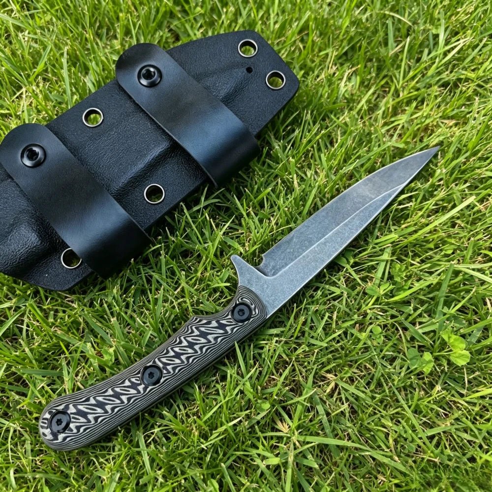 Ergonomic Design Festival Preferred Gift Outdoor Portable Handmade Straight Knife with Sheath Lightweight Camping Cooking Knives - STAND OUT FLEXSARAH