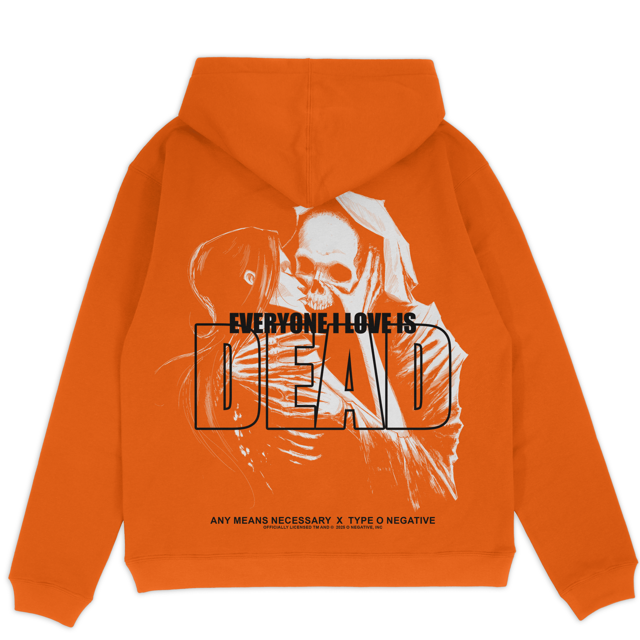 Everyone I Love Is Dead Pullover Hoodie Orange - STAND OUT FLEXSARAH