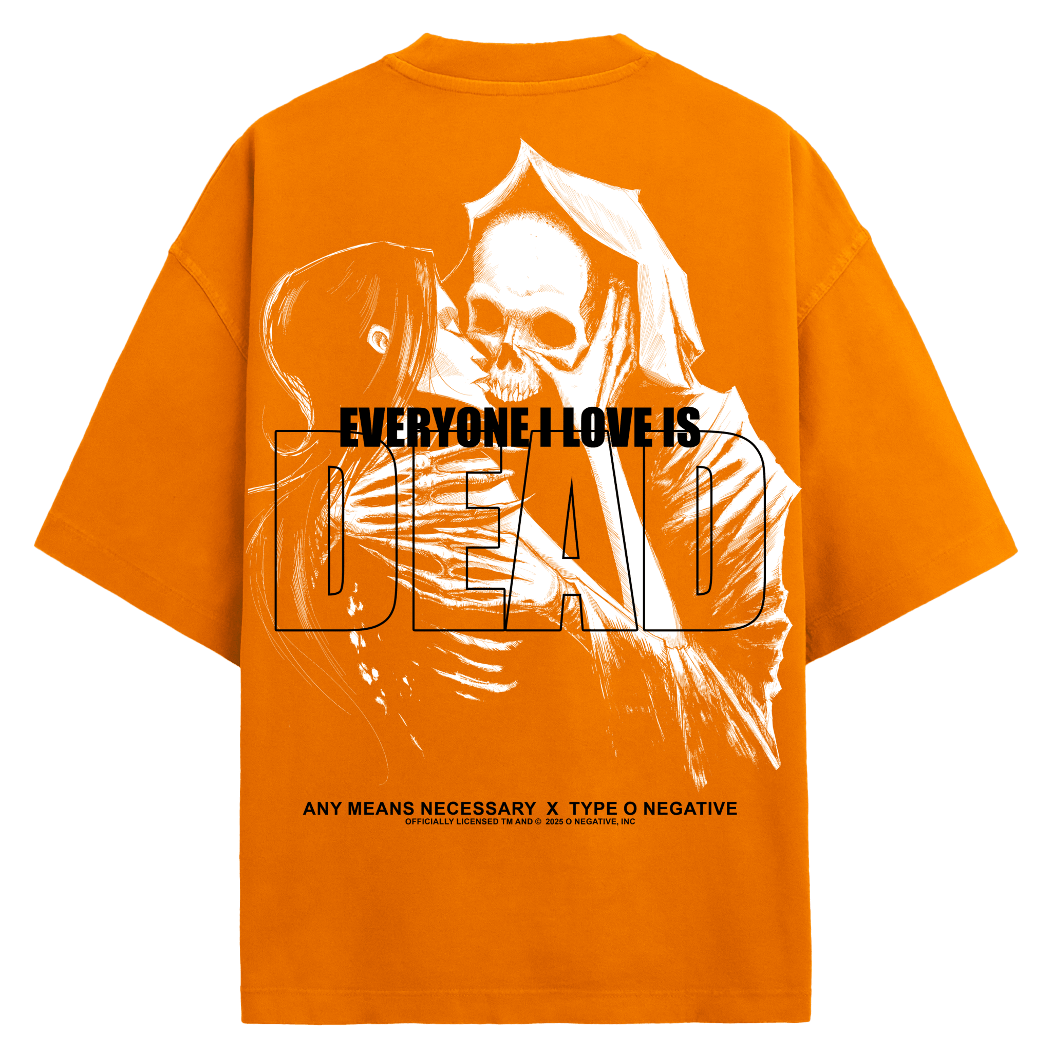 Everyone I Love Is Dead T-Shirt Orange - STAND OUT FLEXSARAH
