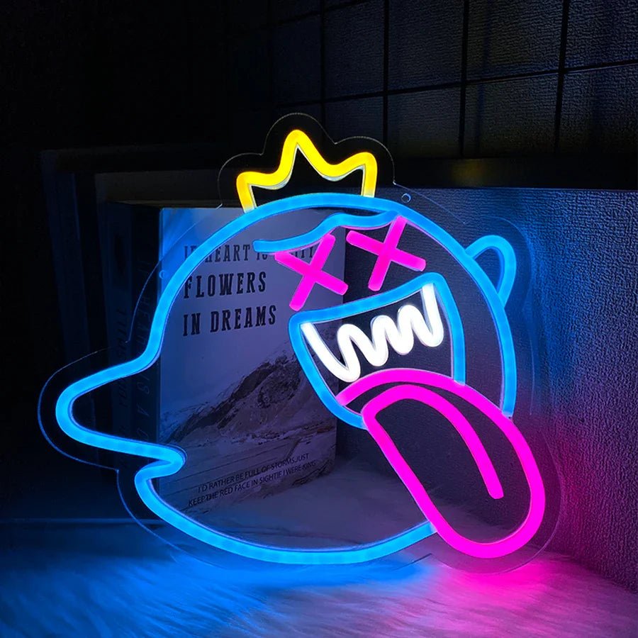 Ghost Led Neon Sign, Retro Arcade Wall Aesthetic Operation Light, Usb Powered, Used For Bar, Club, Game Room, Family Party Decor - STAND OUT FLEXSARAH