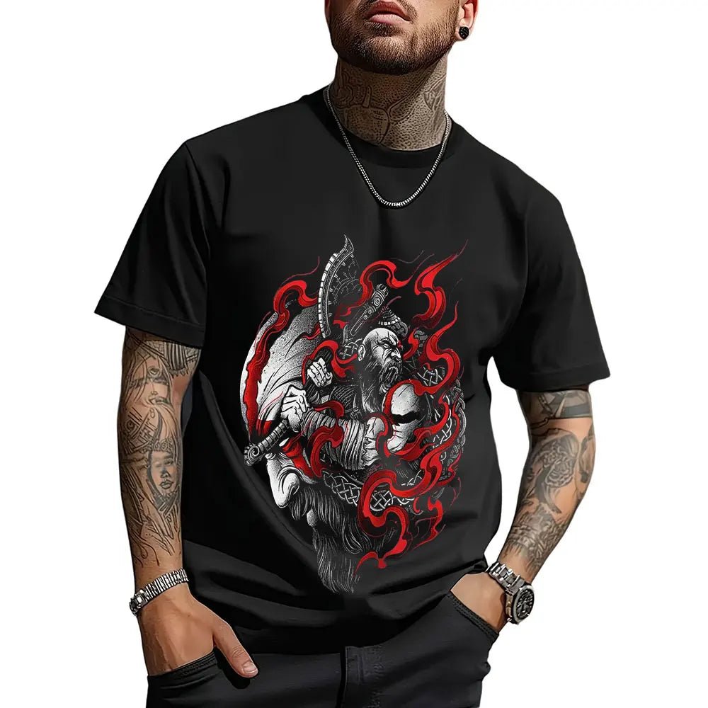 God Of War godofwar kratos gow sparta Spartan warrior ancient greece this is sparta T Shirt for men Large size Adult tops S-6XL - STAND OUT FLEXSARAH