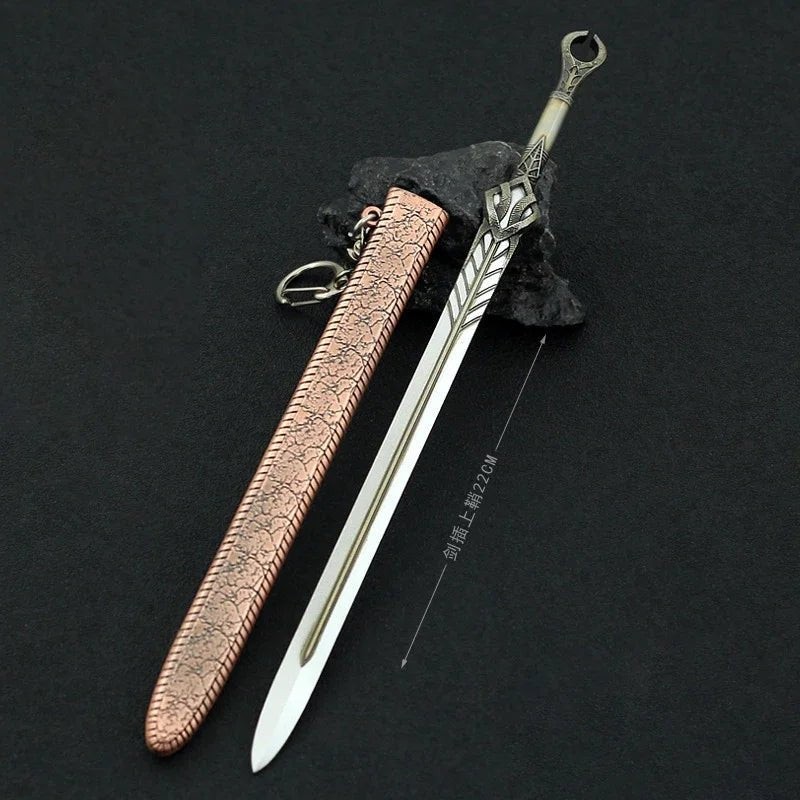 God of War Leviathan Ax Kratos Blades of Chaos Metal cool Model Ghost of Spart Toy Katana Weapons Samurai Sword collections - STAND OUT FLEXSARAH
