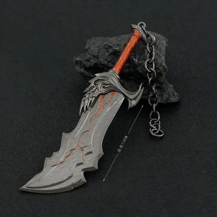 God of War Leviathan Ax Kratos Blades of Chaos Metal cool Model Ghost of Spart Toy Katana Weapons Samurai Sword collections - STAND OUT FLEXSARAH