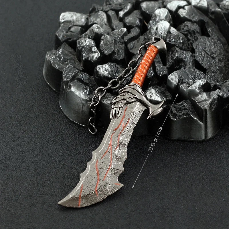 God of War Leviathan Ax Kratos Blades of Chaos Metal cool Model Ghost of Spart Toy Katana Weapons Samurai Sword collections - STAND OUT FLEXSARAH