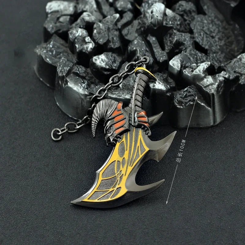 God of War Leviathan Ax Kratos Blades of Chaos Metal cool Model Ghost of Spart Toy Katana Weapons Samurai Sword collections - STAND OUT FLEXSARAH