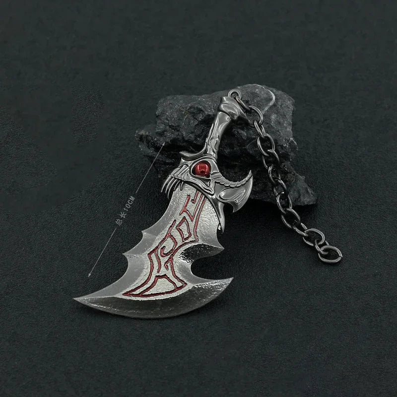 God of War Leviathan Ax Kratos Blades of Chaos Metal cool Model Ghost of Spart Toy Katana Weapons Samurai Sword collections - STAND OUT FLEXSARAH