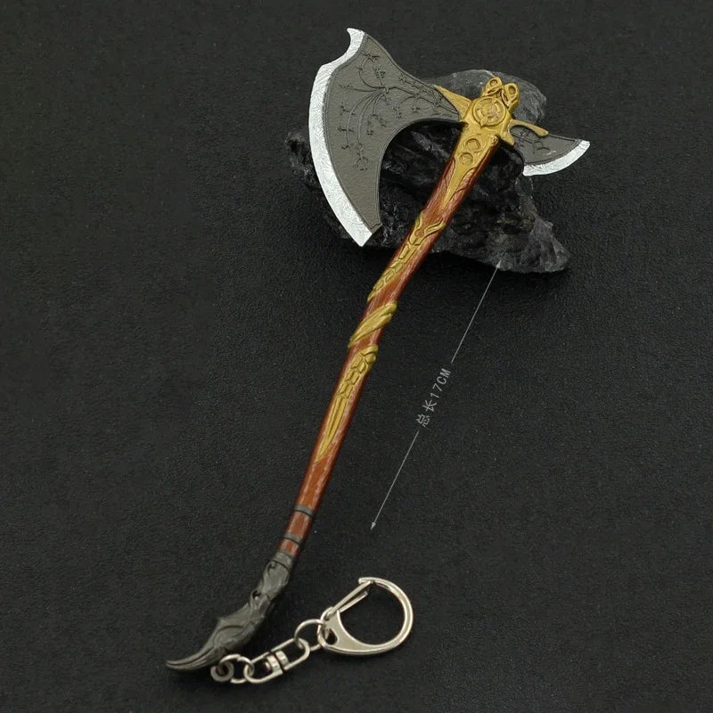 God of War Leviathan Ax Kratos Blades of Chaos Metal cool Model Ghost of Spart Toy Katana Weapons Samurai Sword collections - STAND OUT FLEXSARAH