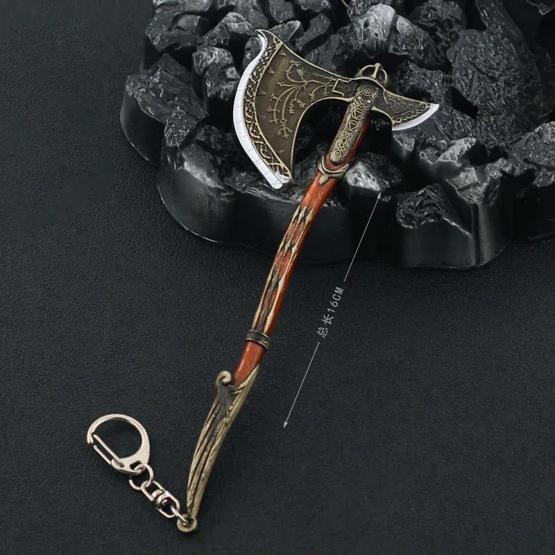 God of War Leviathan Ax Kratos Blades of Chaos Metal cool Model Ghost of Spart Toy Katana Weapons Samurai Sword collections - STAND OUT FLEXSARAH