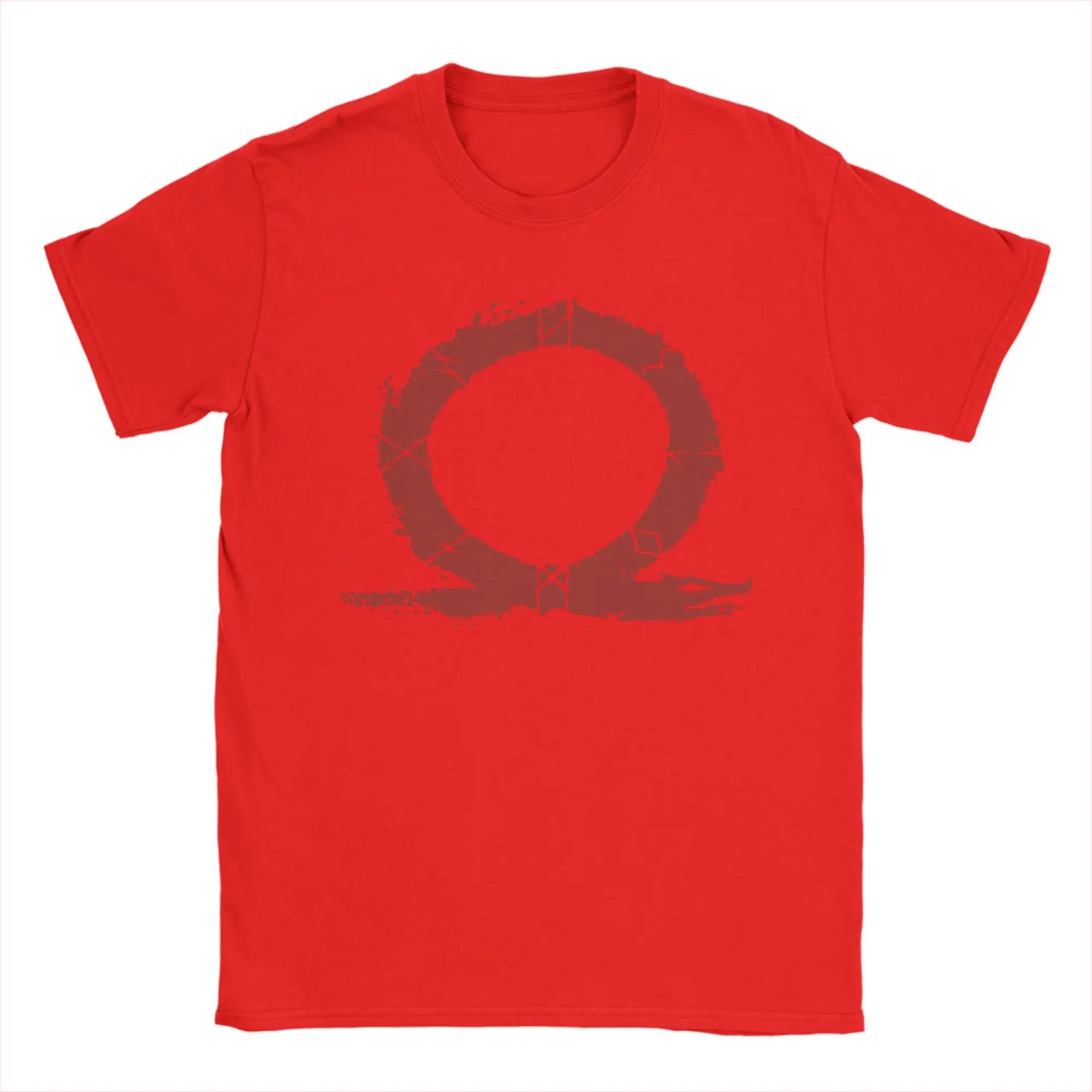 God of War Runes T-Shirt for Men Awesome 100% Cotton Tees O Neck Short Sleeve T Shirts New Arrival Clothing - STAND OUT FLEXSARAH