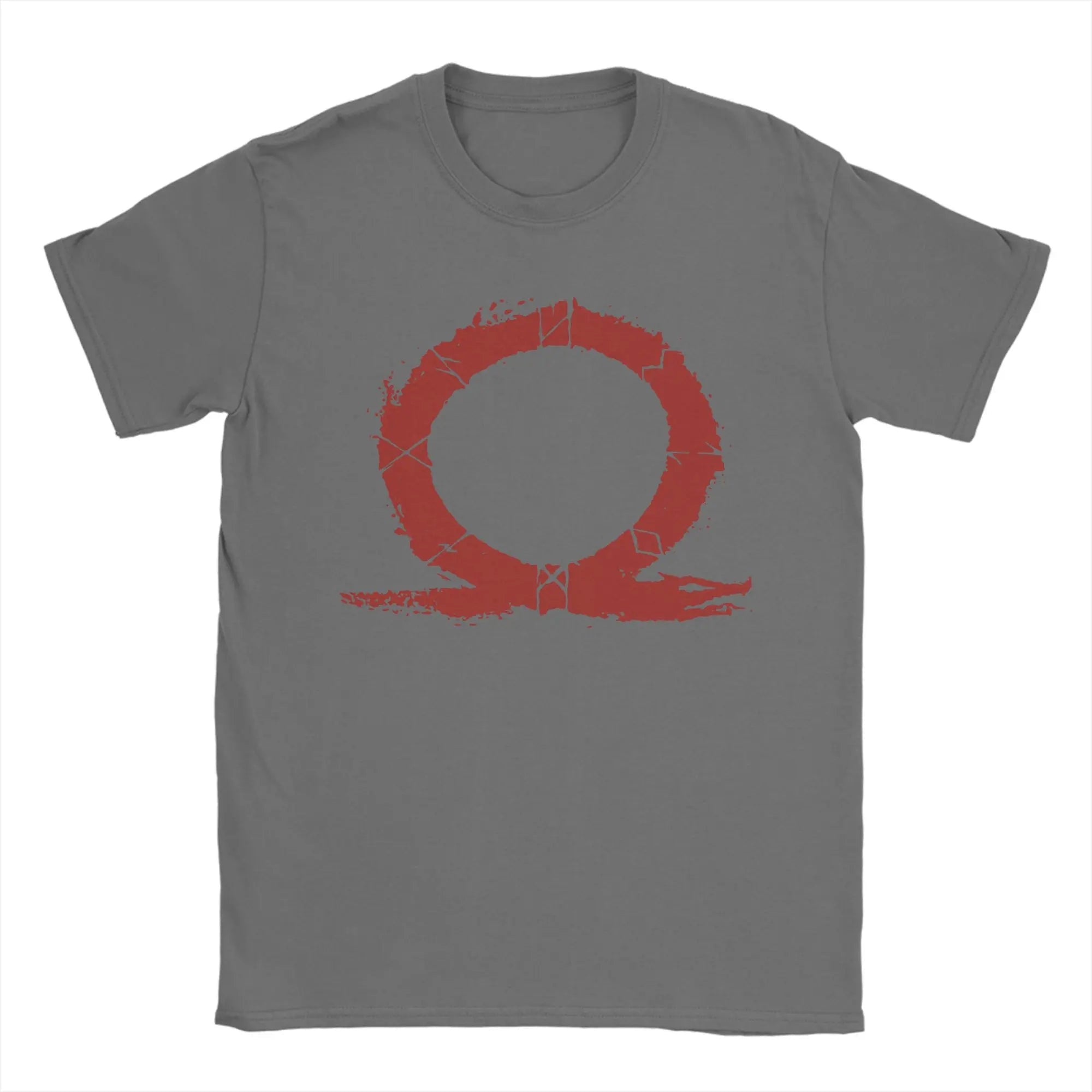 God of War Runes T-Shirt for Men Awesome 100% Cotton Tees O Neck Short Sleeve T Shirts New Arrival Clothing - STAND OUT FLEXSARAH