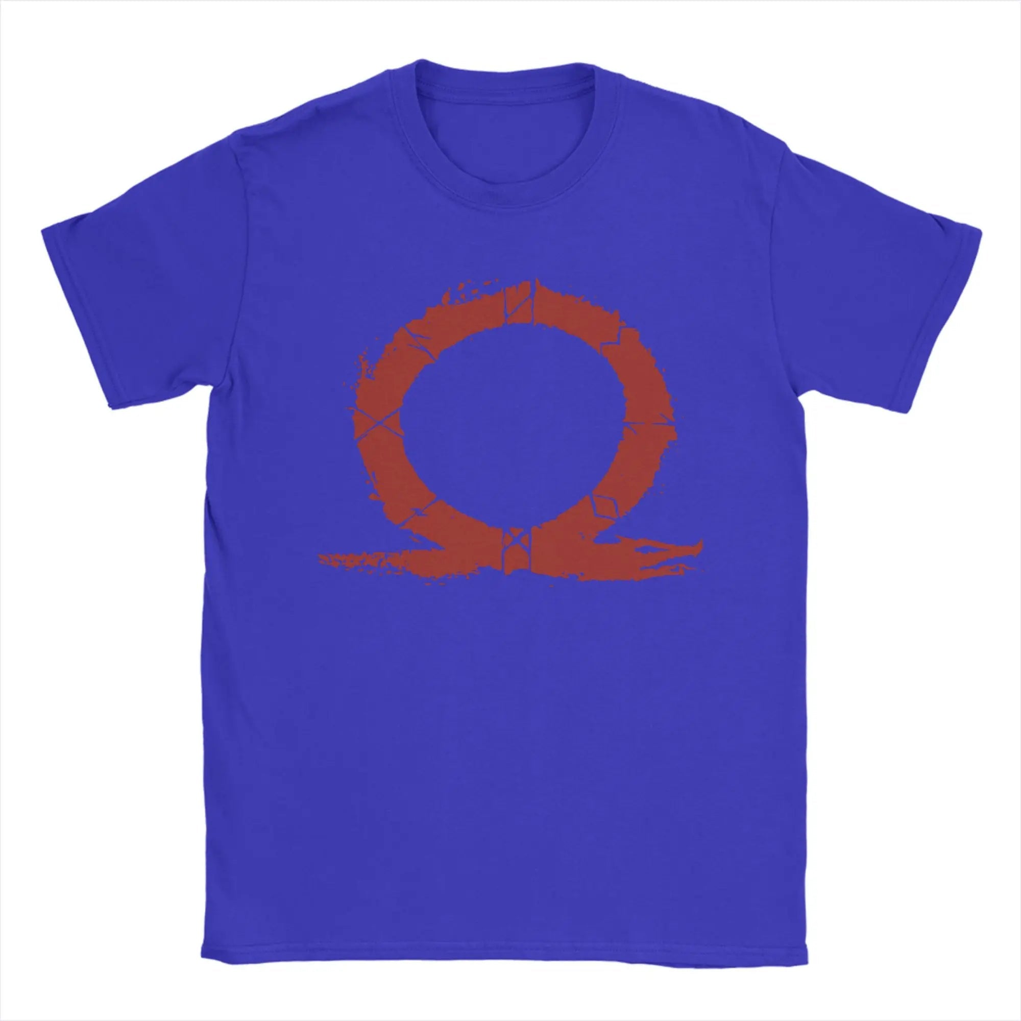 God of War Runes T-Shirt for Men Awesome 100% Cotton Tees O Neck Short Sleeve T Shirts New Arrival Clothing - STAND OUT FLEXSARAH