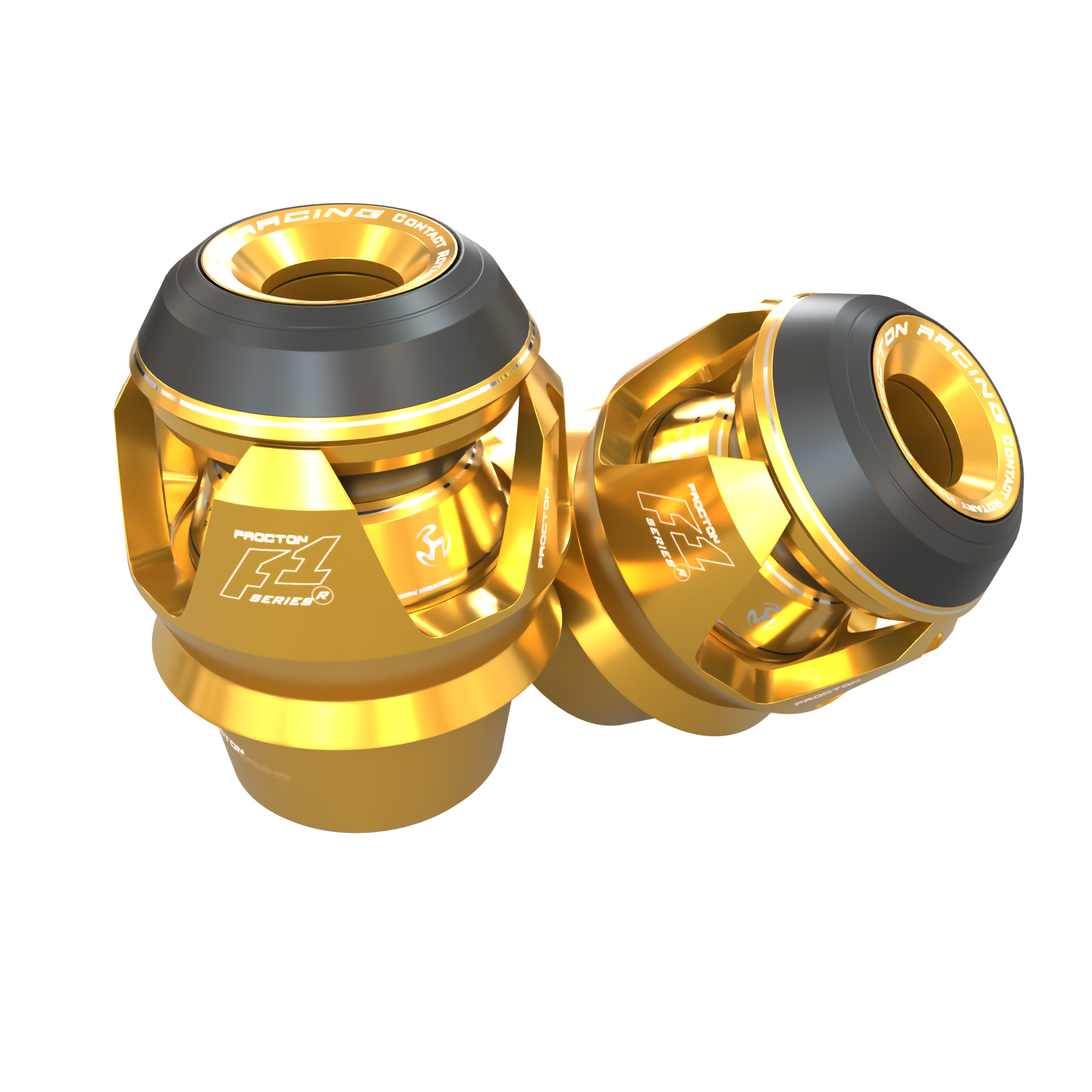 Honda - CB 600 F Hornet (2008-2014) - Procton Racing Rotational Impact System – Frame Sliders F1