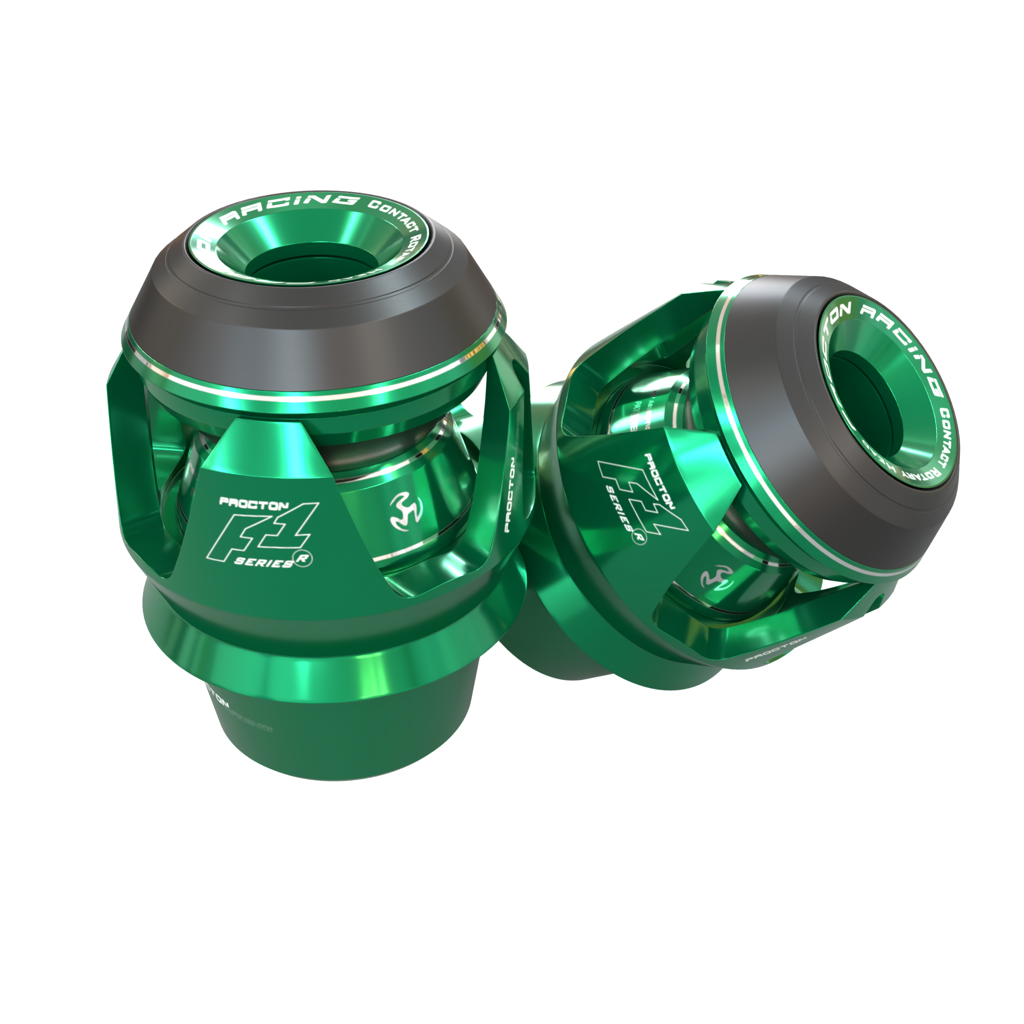 Honda - CB 600 F Hornet (2008-2014) - Procton Racing Rotational Impact System – Frame Sliders F1