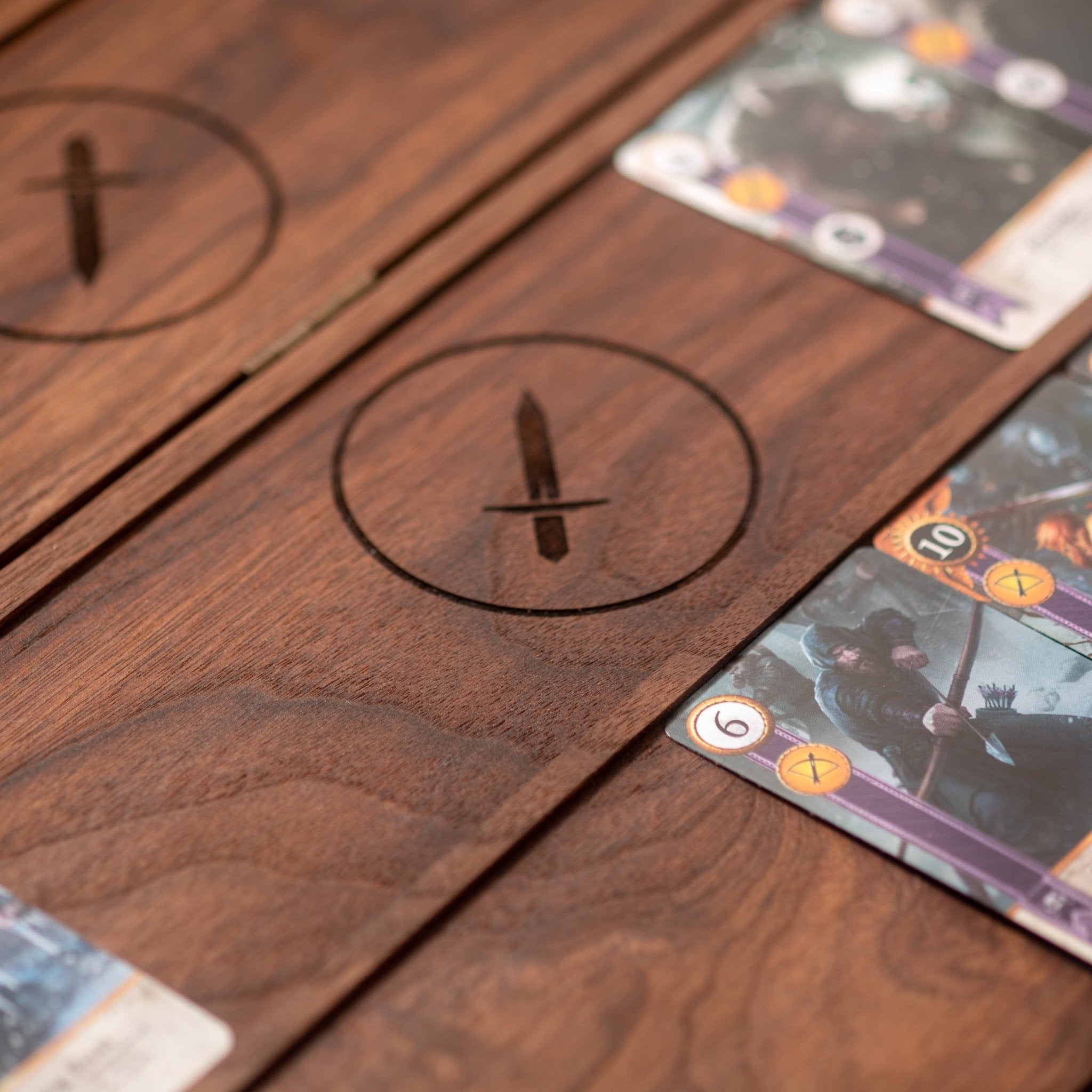 Gwent Board - Witcher Card Game - Genuine Hardwoods - STAND OUT FLEXSARAH