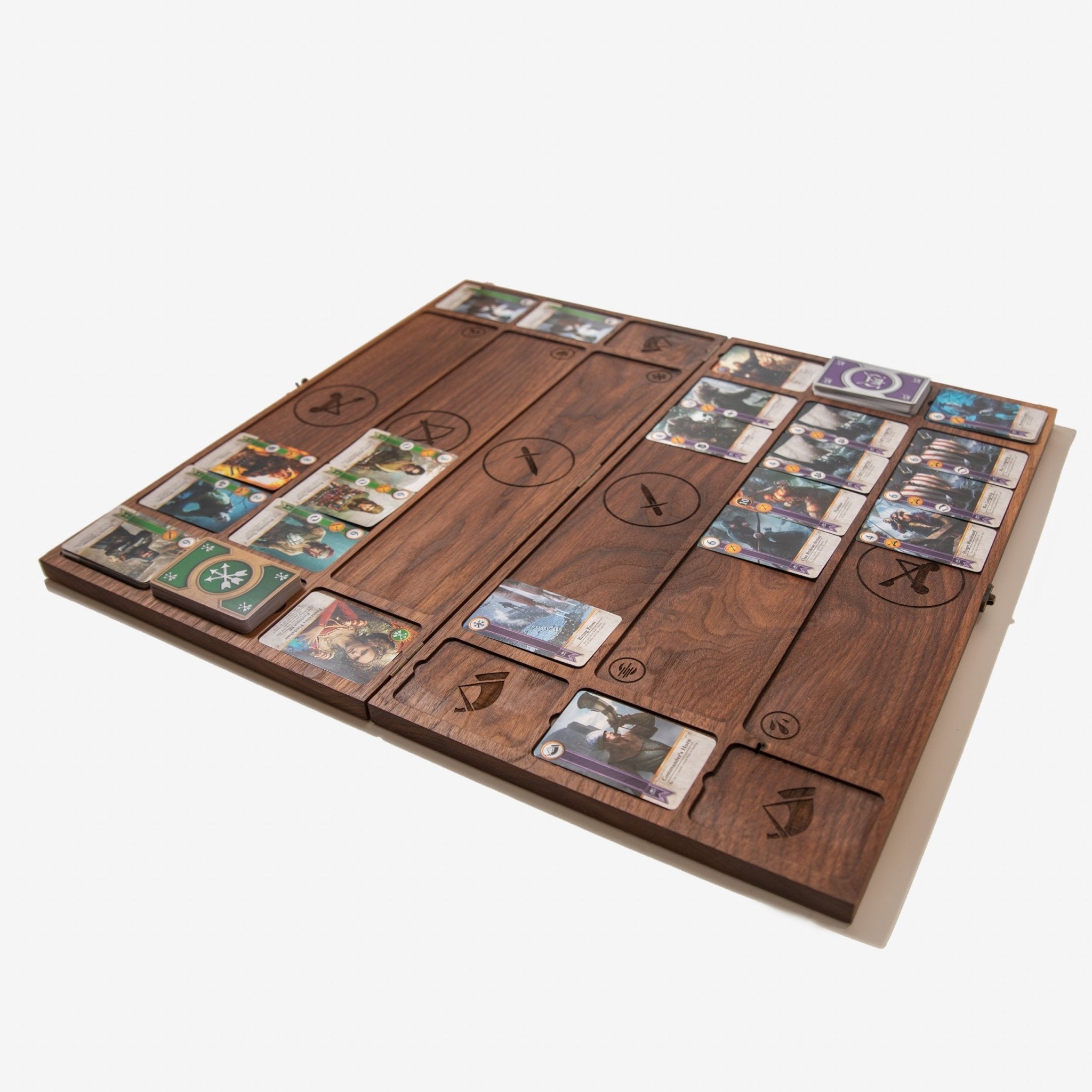 Gwent Board - Witcher Card Game - Genuine Hardwoods - STAND OUT FLEXSARAH