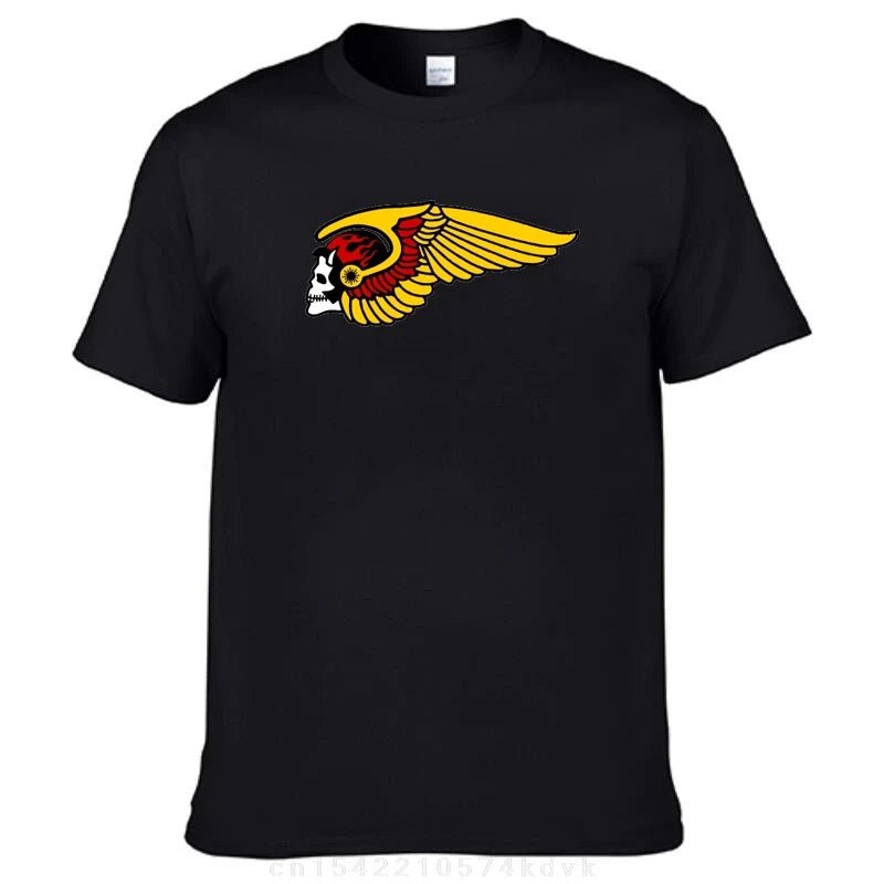 H-Helles T-Shirt Summer Popular Logo A-Angeles Y2K Casual T-Shirts Cotton Novelty Tshirt For Men Short Sleeve Design Tops - STAND OUT FLEXSARAH